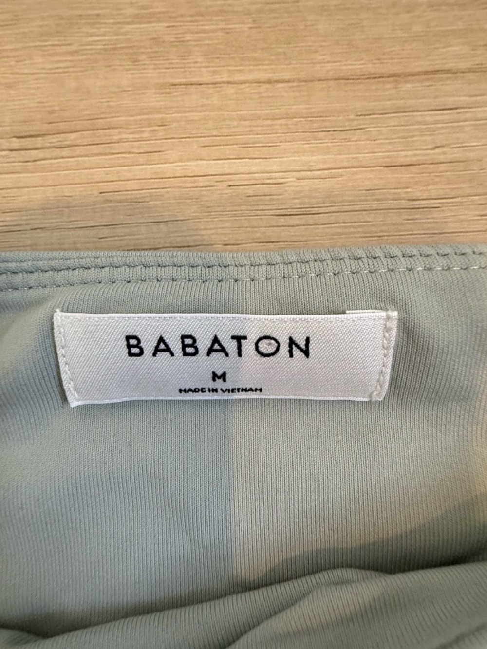 Aritzia Babaton Contour Squareneck Bodysuit In Light Green Size Medium - Picture 5 of 6